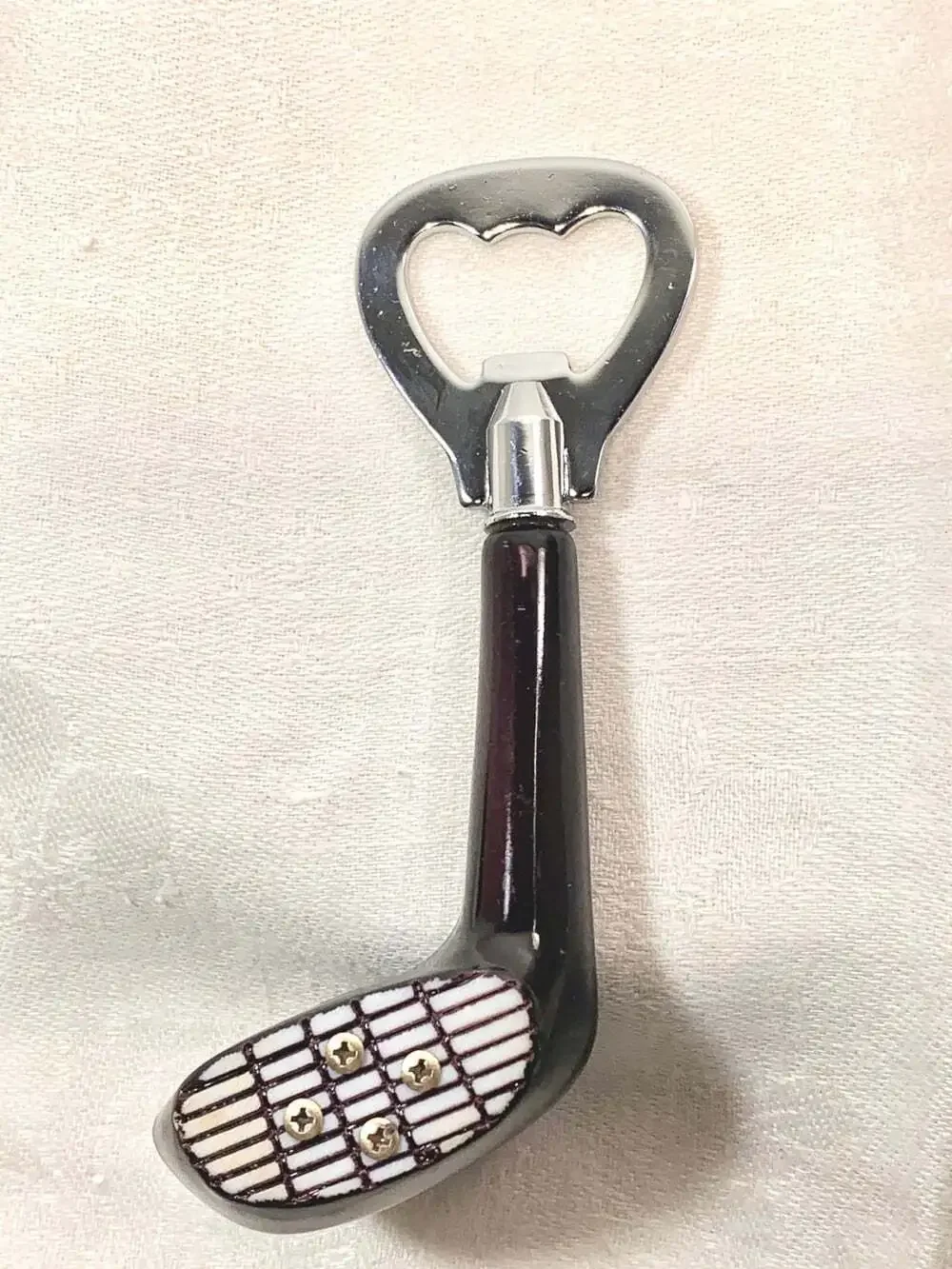 Vintage Golf Club Bottle Opener  Beer Cap Barware Man Cave